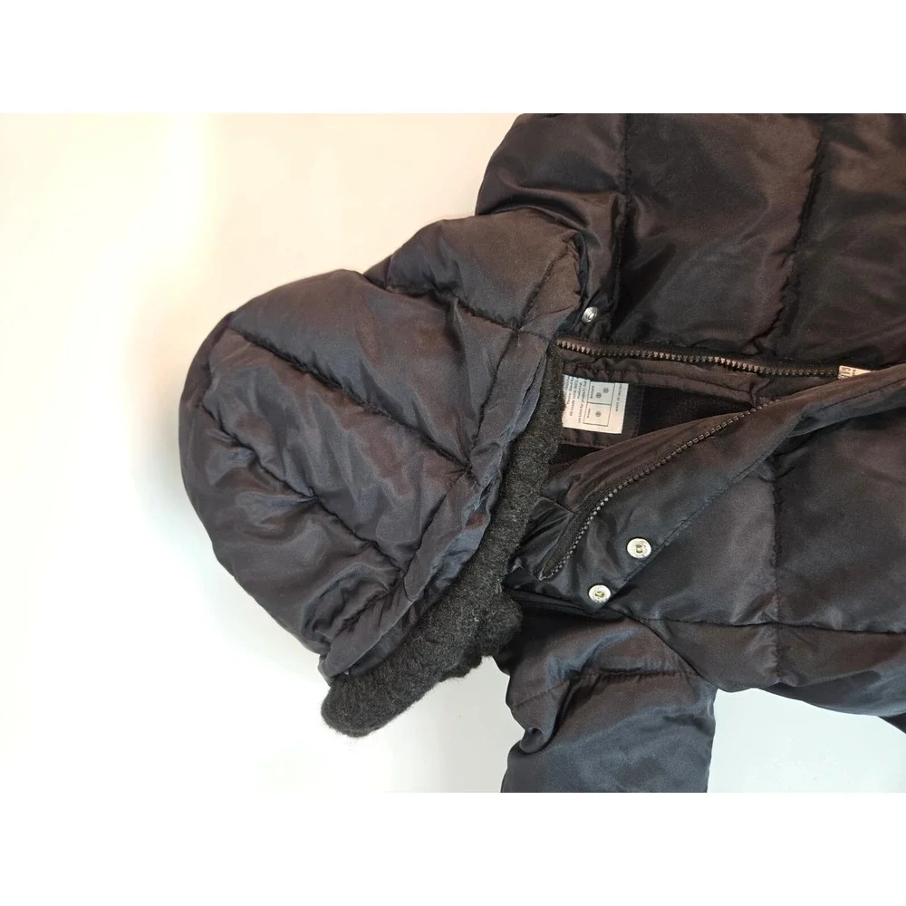 Baby Gap Primaloft Long Black Warmest Jacket‎ coat Girls S (5)
